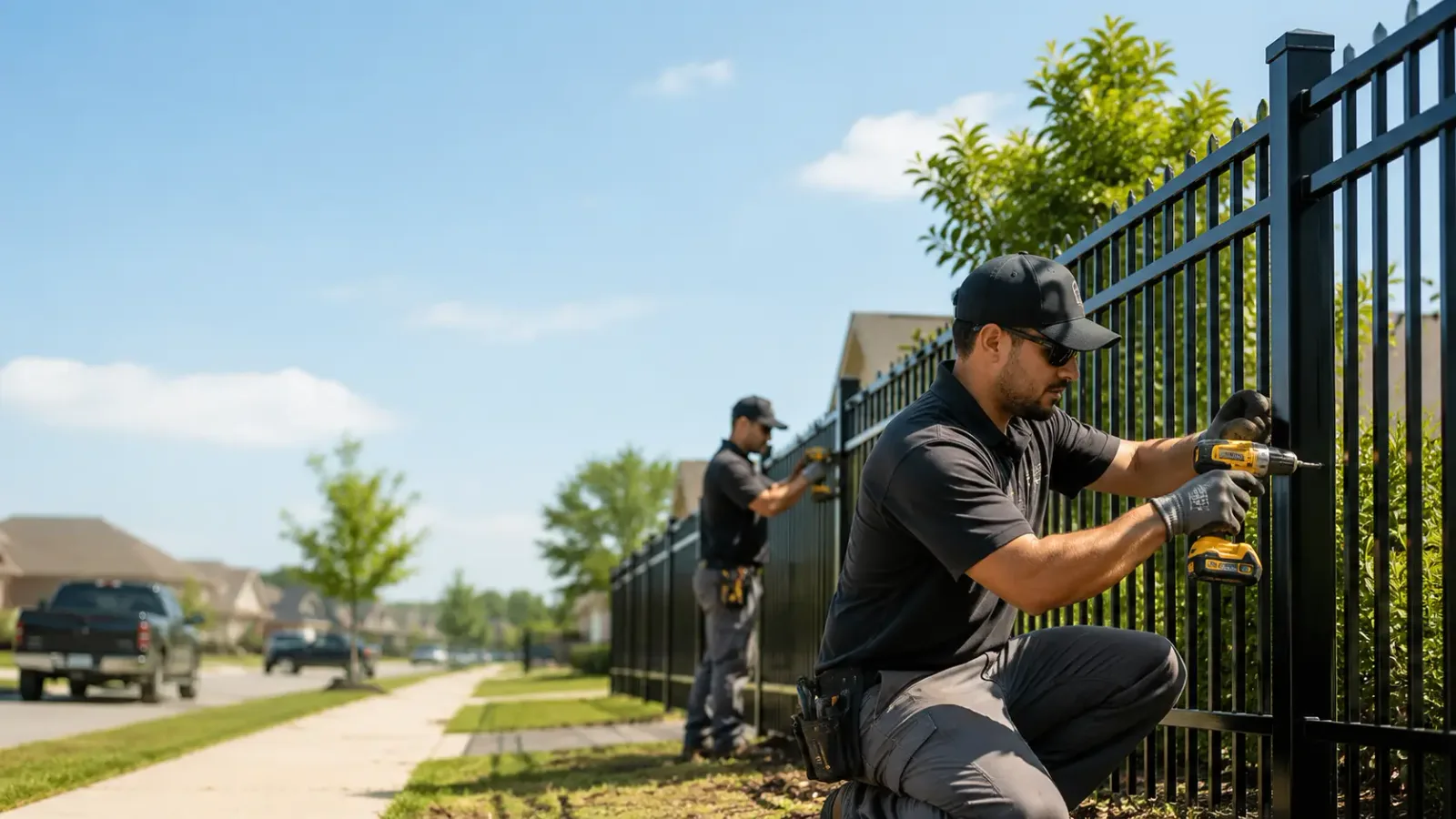 Metal Fence Installation in Salado, TX
